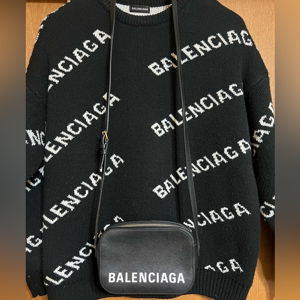 Balenciaga Ville Camera Crossbody Bag